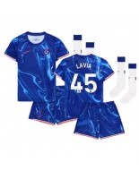 Chelsea Romeo Lavia #45 Hjemmedraktsett Barn 2024-25 Korte ermer (+ bukser)